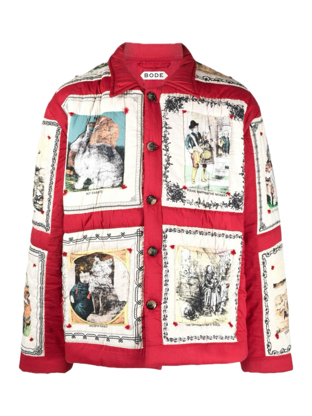 Bode Storytime Quilt Jacket