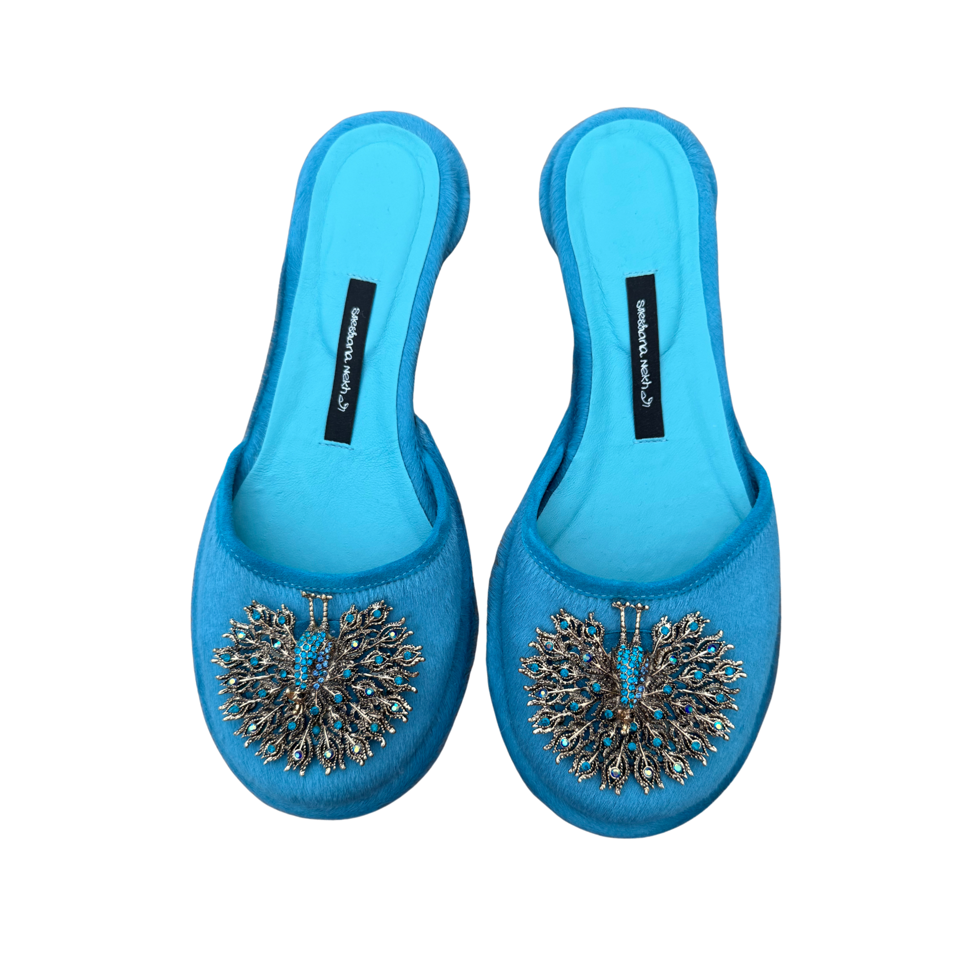 Sneshana Nekh Blue Mules