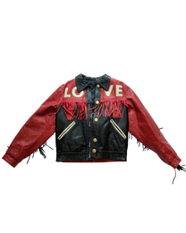 LOVE moto leather jacket