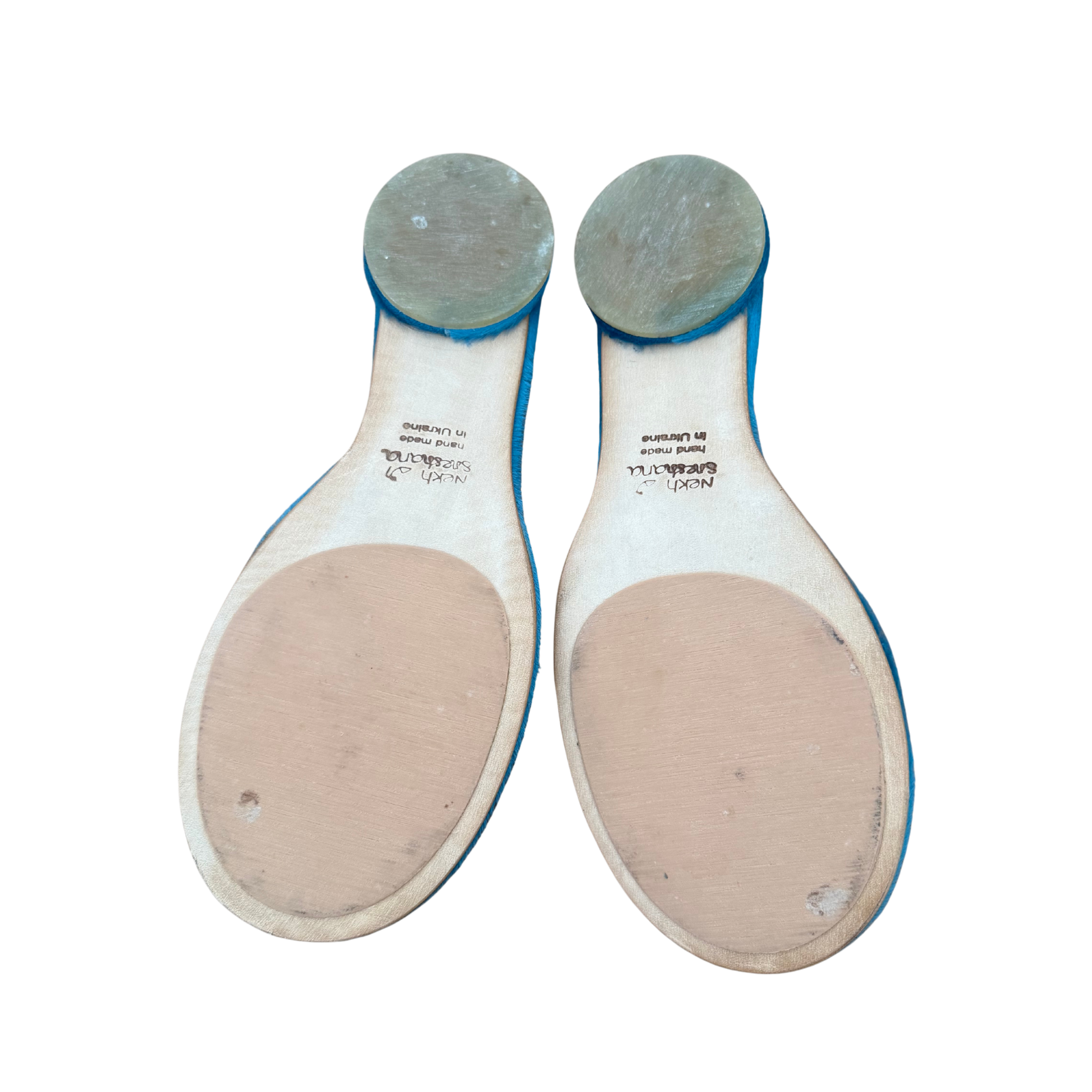 Sneshana Nekh Blue Mules