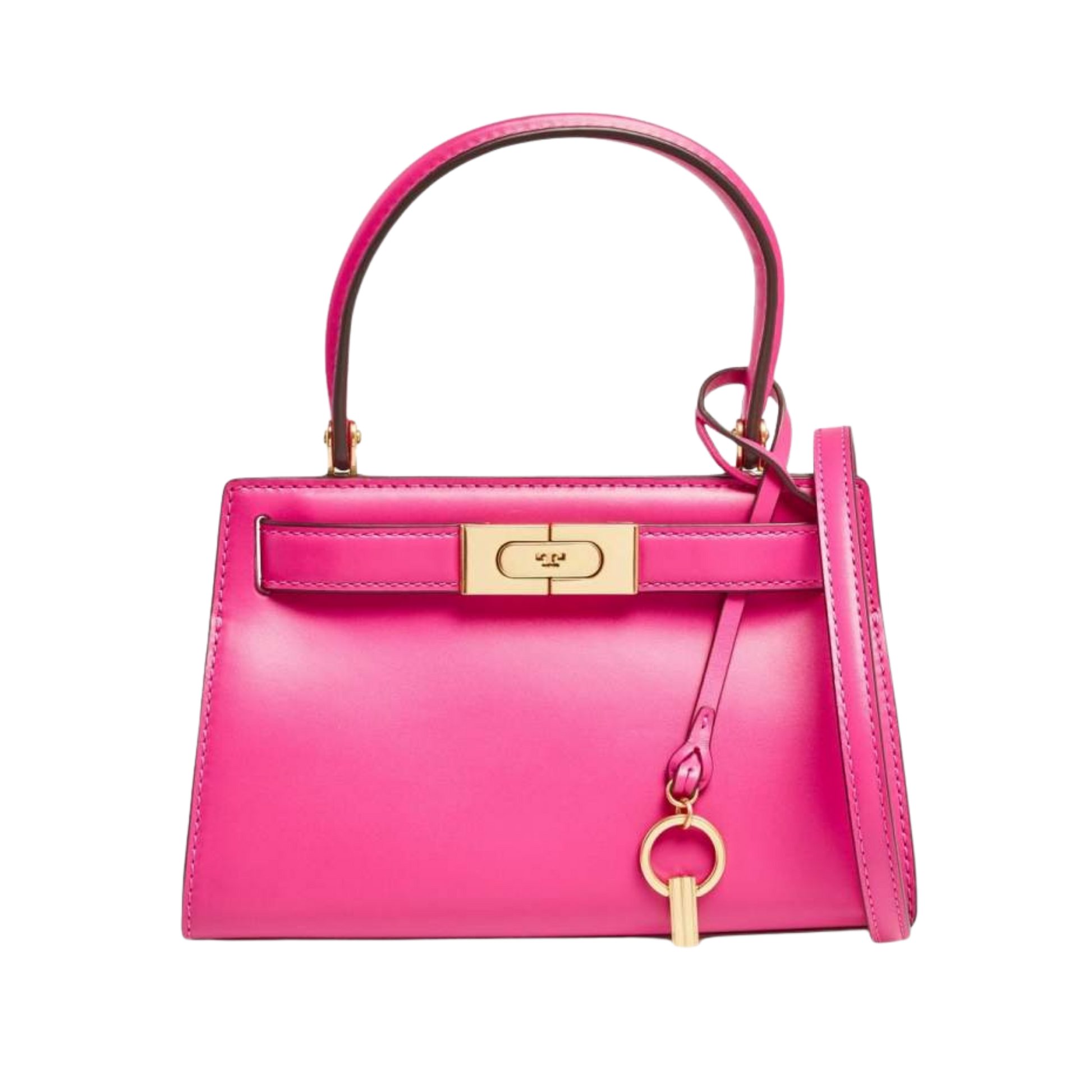 Tory Burch Fuchsia  Lee Radziwill Top Handle Bag