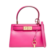 Tory Burch Fuchsia  Lee Radziwill Top Handle Bag