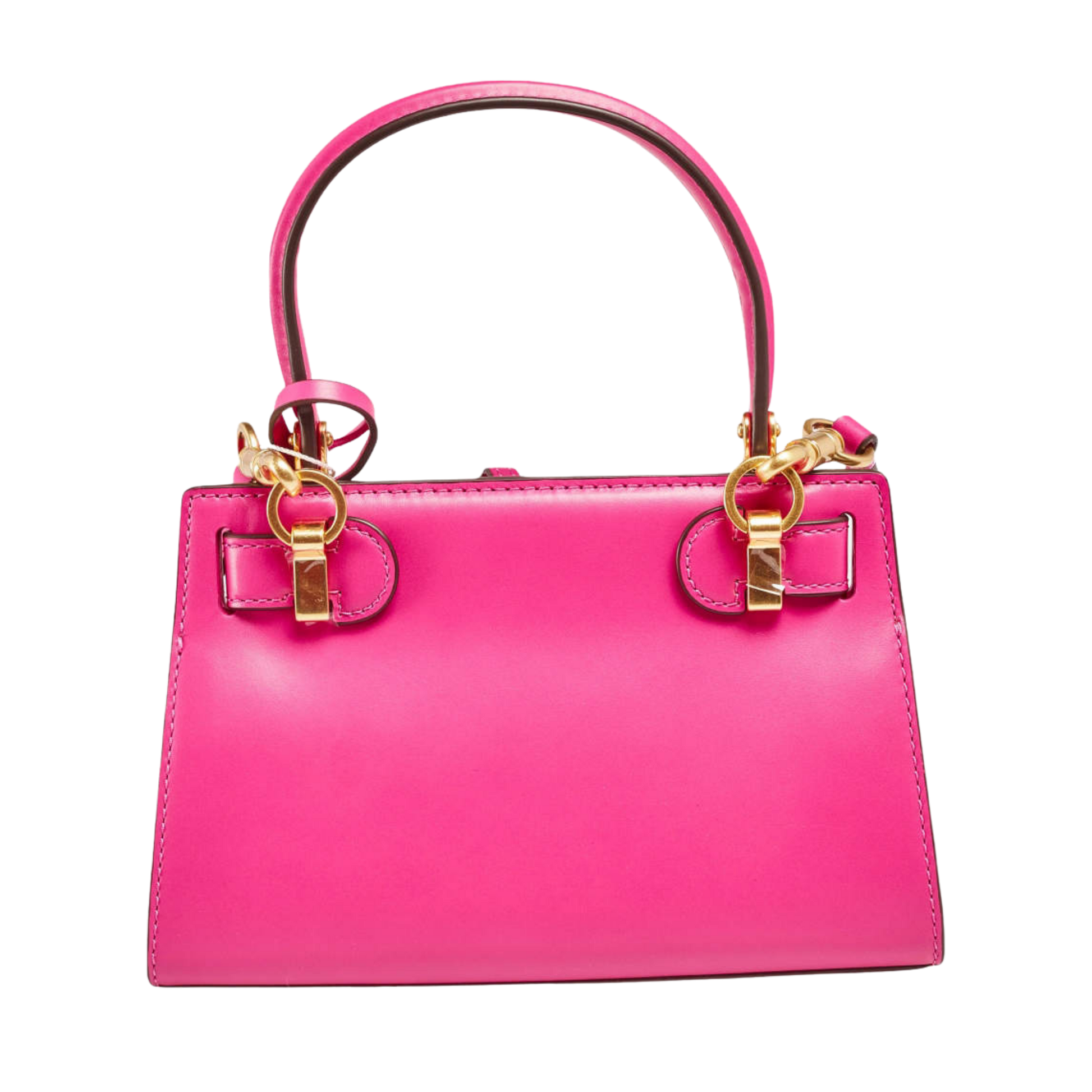 Tory Burch Fuchsia  Lee Radziwill Top Handle Bag