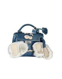 READYMADE Mink-Trimmed Mini Monster Bag