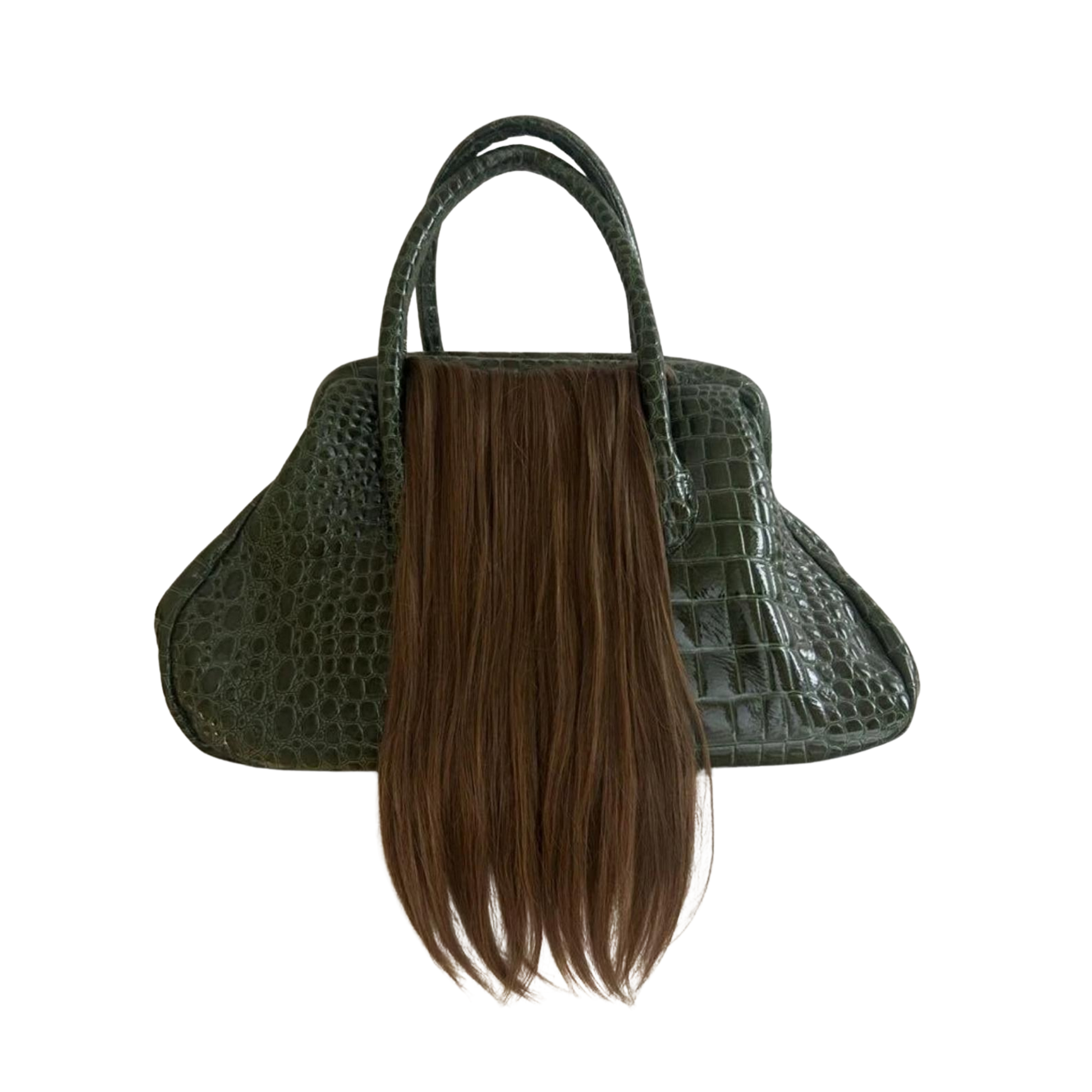 AHCAHCUM.muchacha “Hair” Avant-Garde Bag