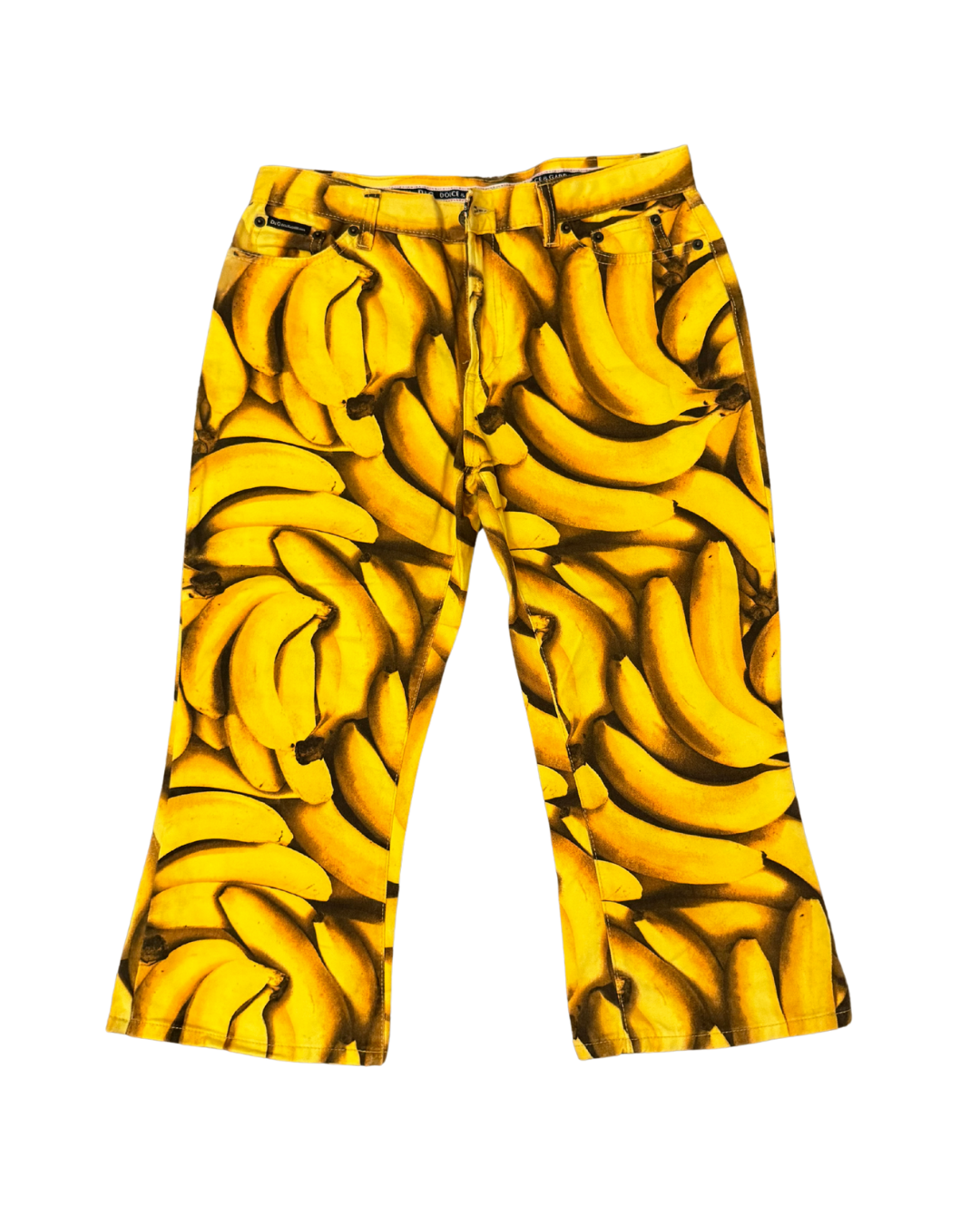 Banana Print Capri Pants