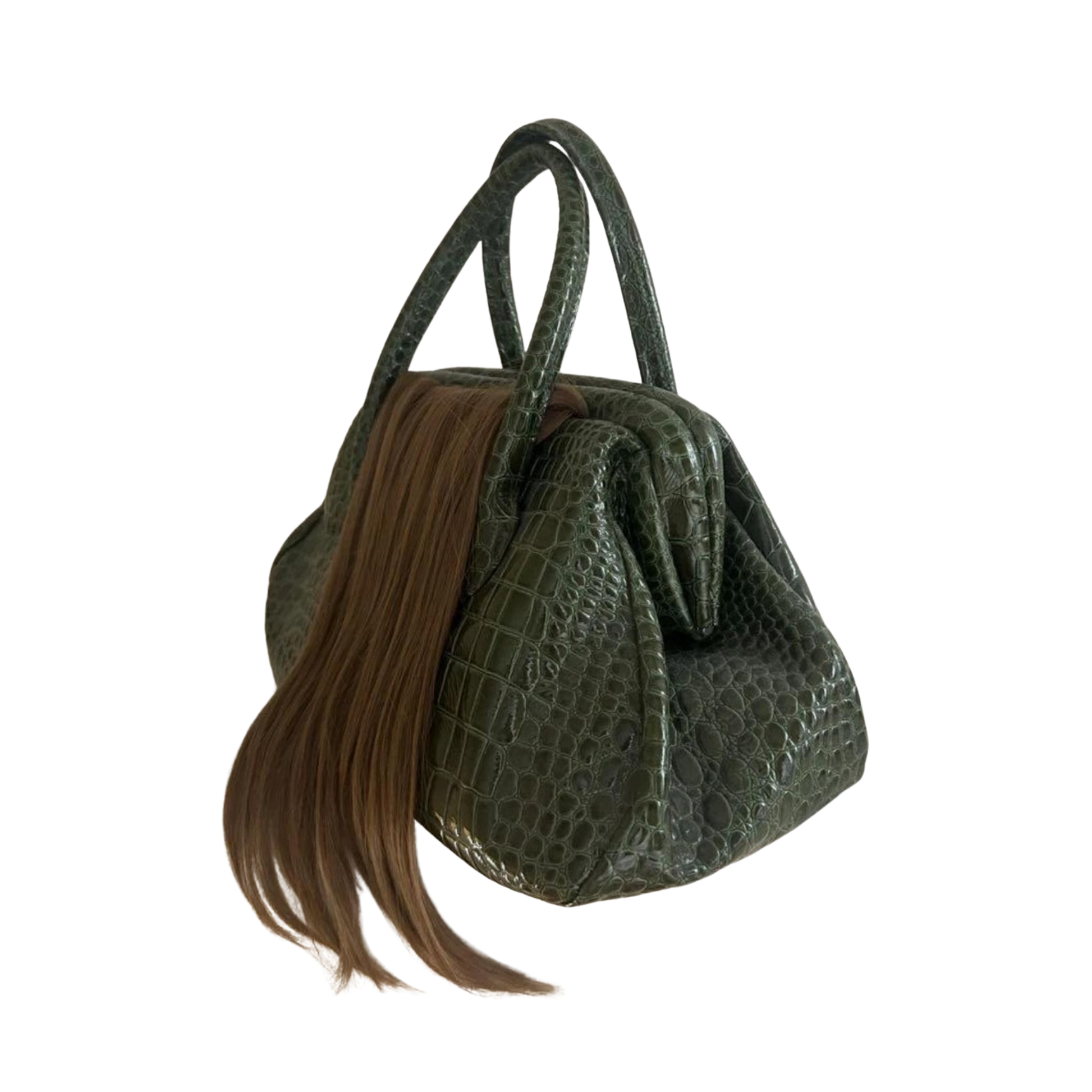 AHCAHCUM.muchacha “Hair” Avant-Garde Bag