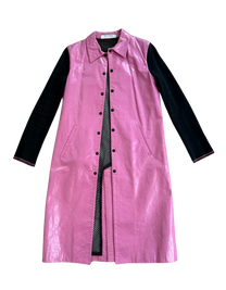 Miu Miu Leather Trench Coat