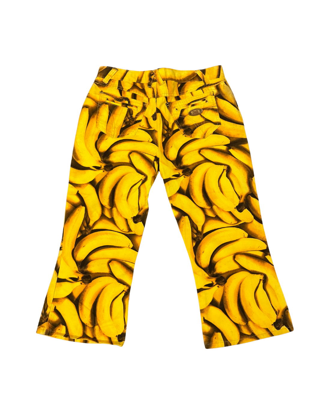 Banana Print Capri Pants
