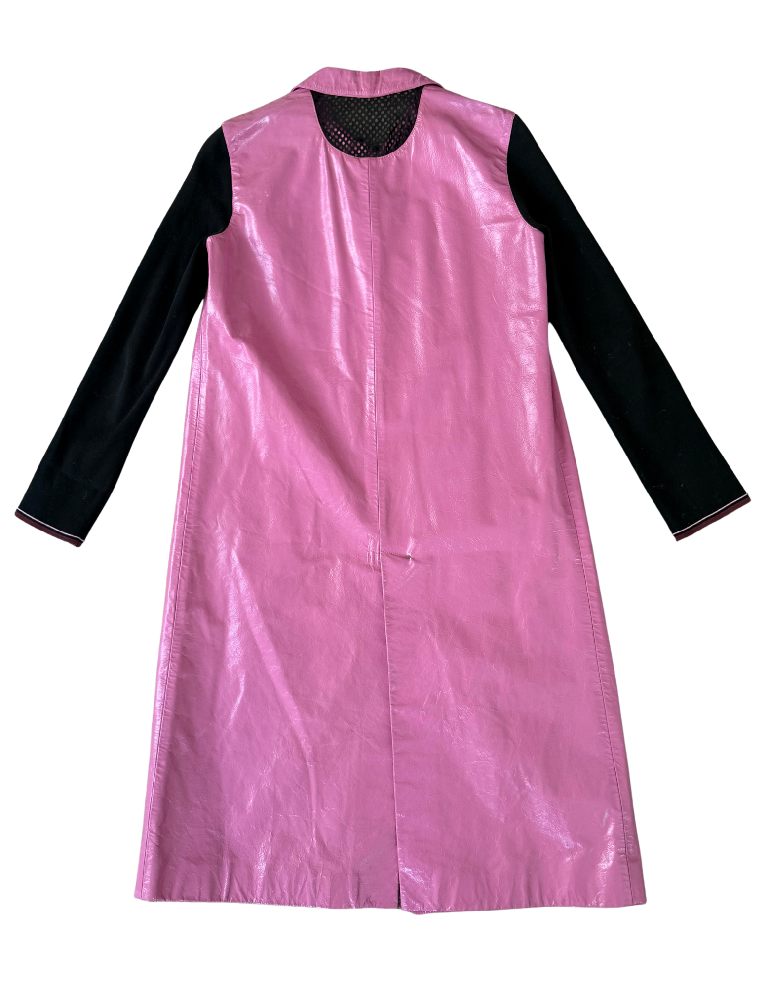 Miu Miu Leather Trench Coat
