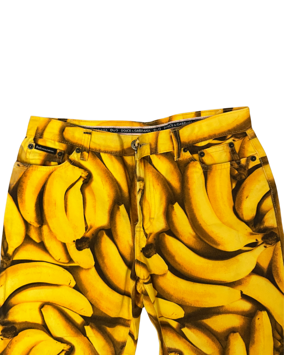 Banana Print Capri Pants
