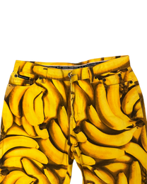 Banana Print Capri Pants