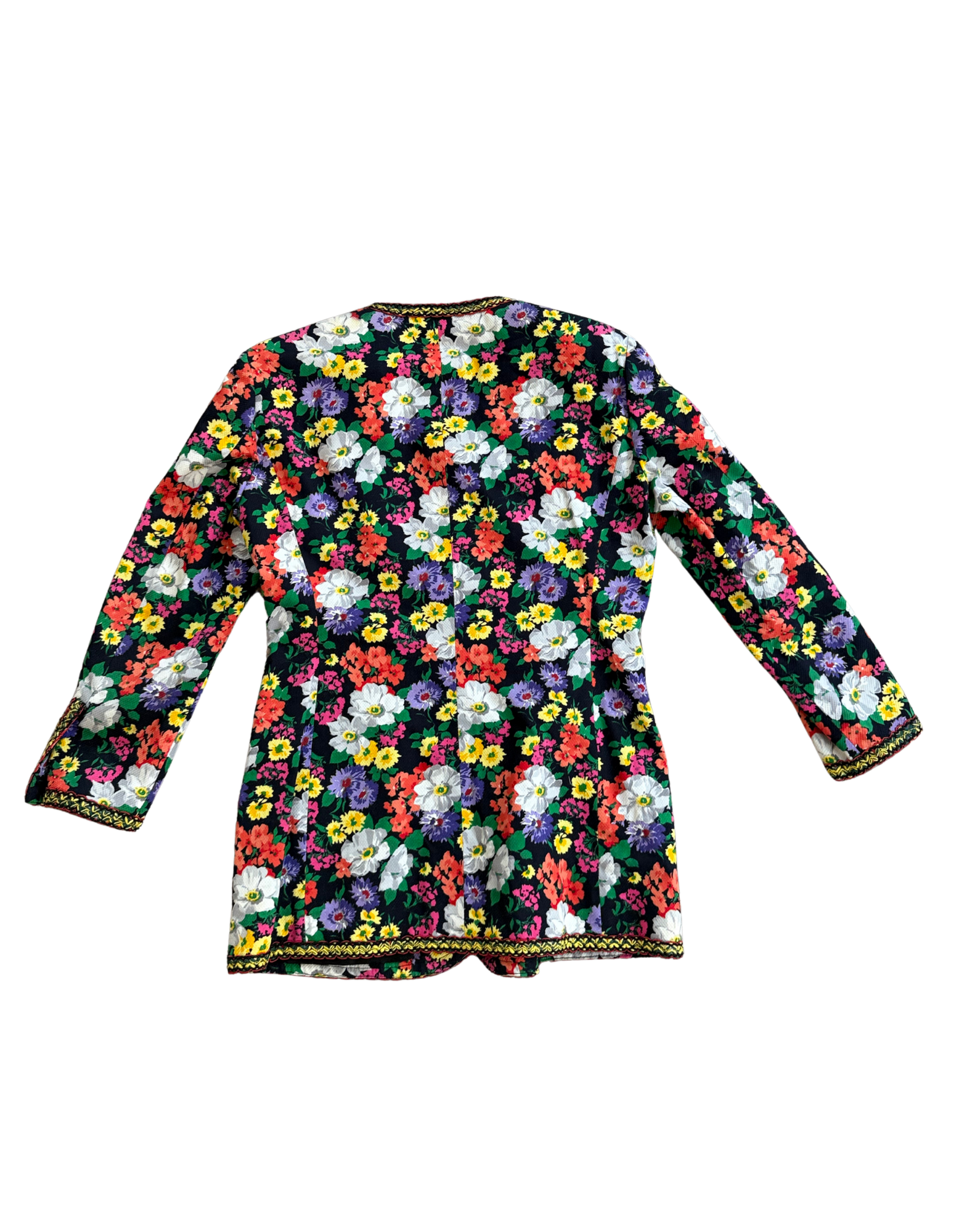 MOSCHINO Couture! 1990s Vintage Floral Jacket
