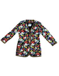 MOSCHINO Couture! 1990s Vintage Floral Jacket