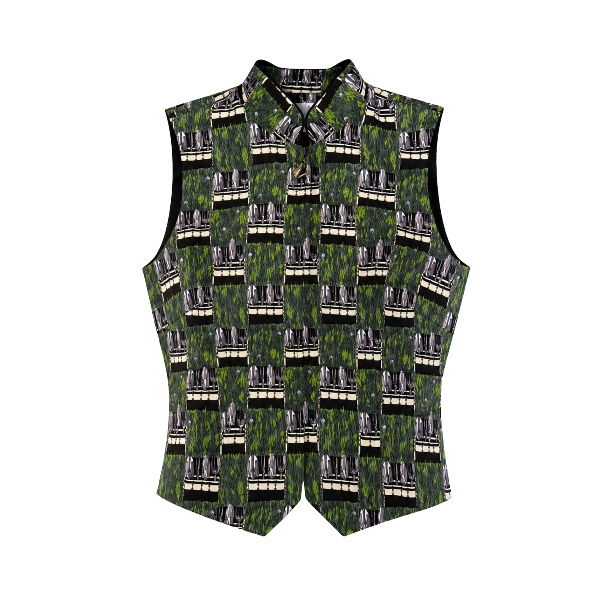 TAPP New York Vest with Green Insects