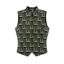 TAPP New York Vest with Green Insects