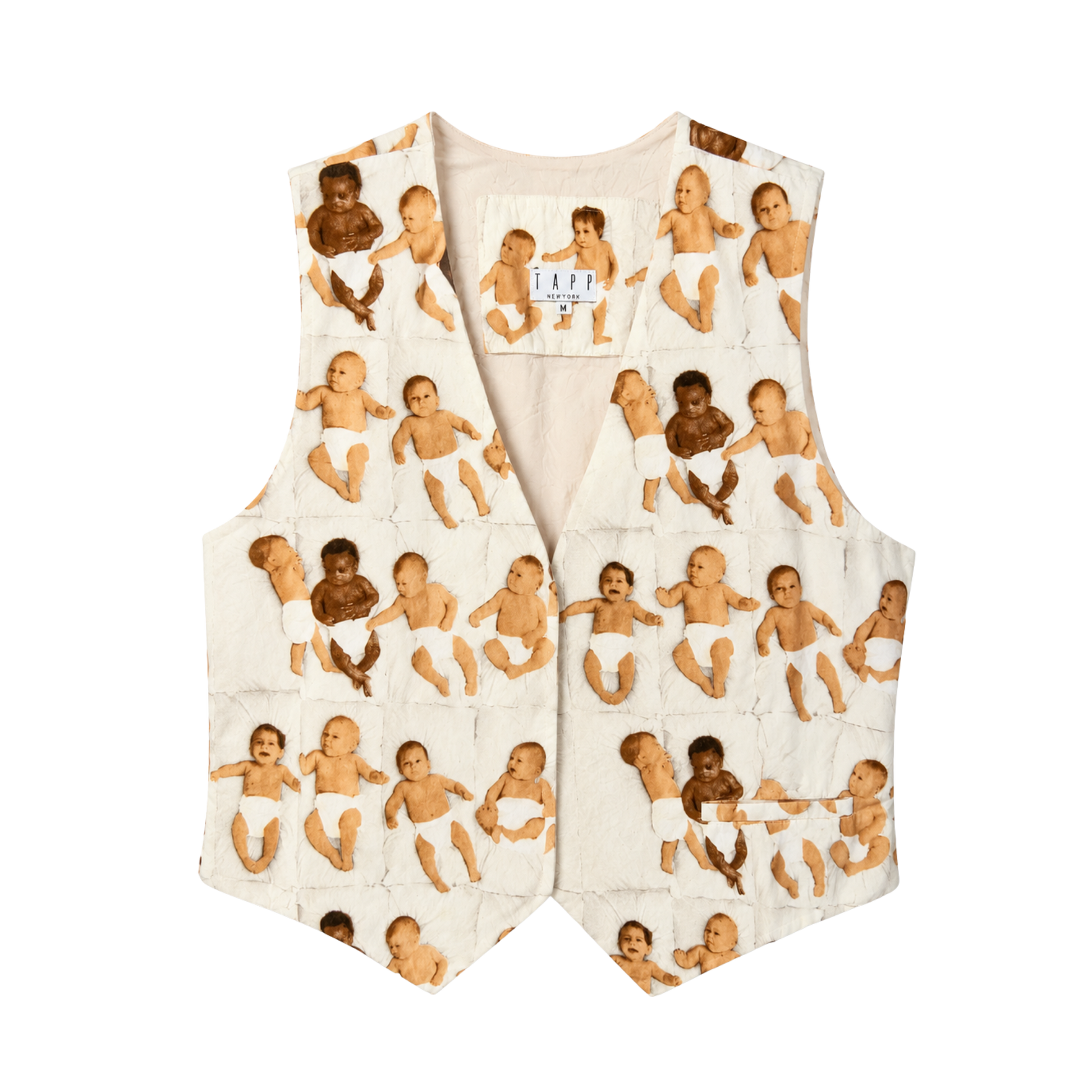 TAPP New York One of a Kind Print Vest