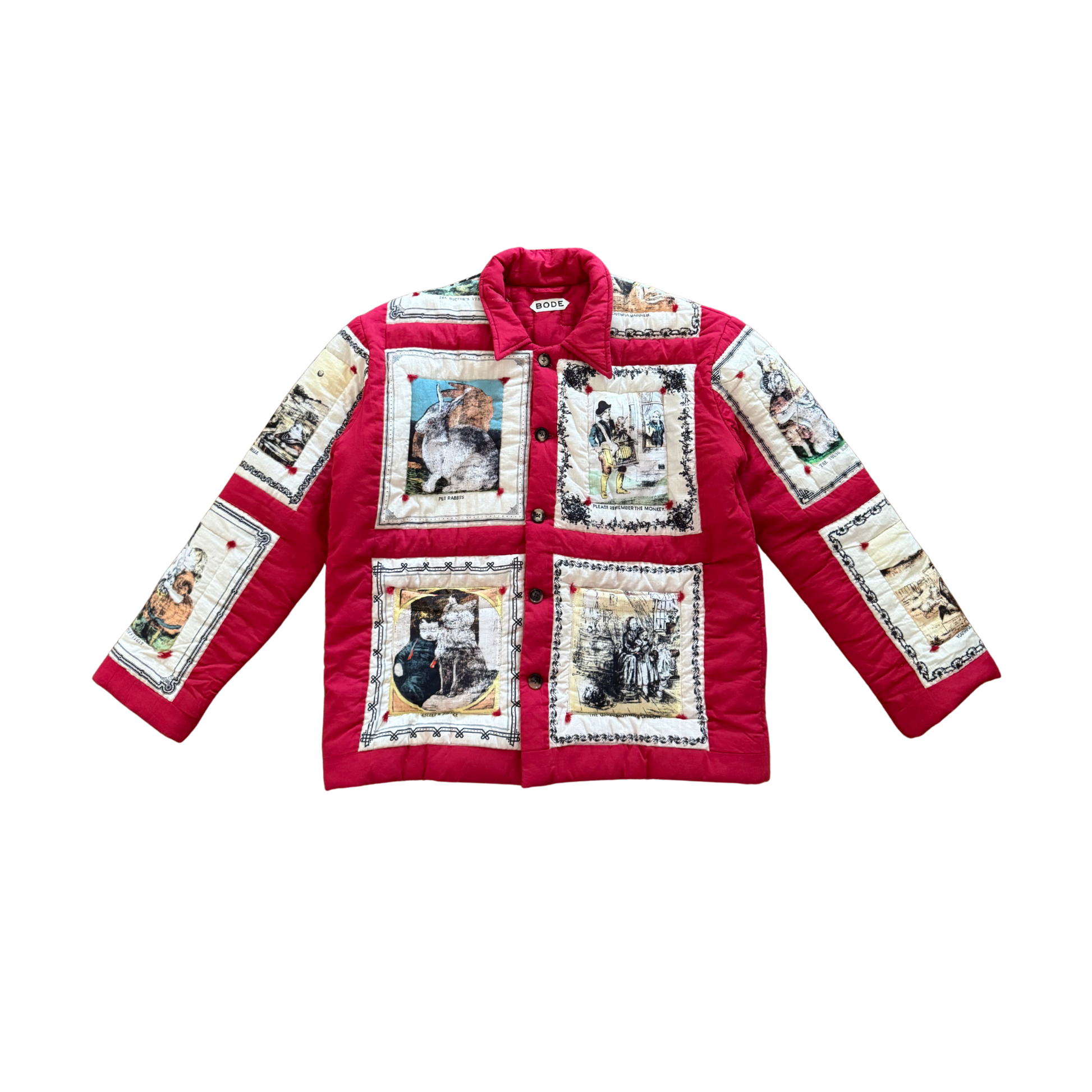 Bode Storytime Quilt Jacket