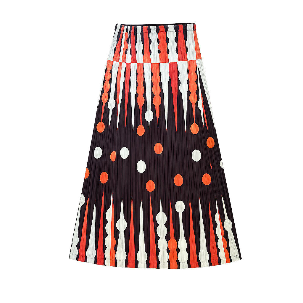 Pleats Please by Issey Miyake Playful Polka Dot Skirt