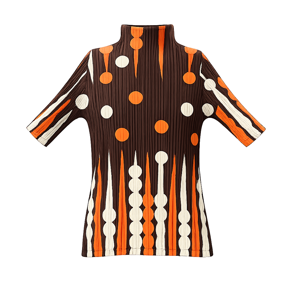 Pleats Please by Issey Miyake Playful Polka Dot Top