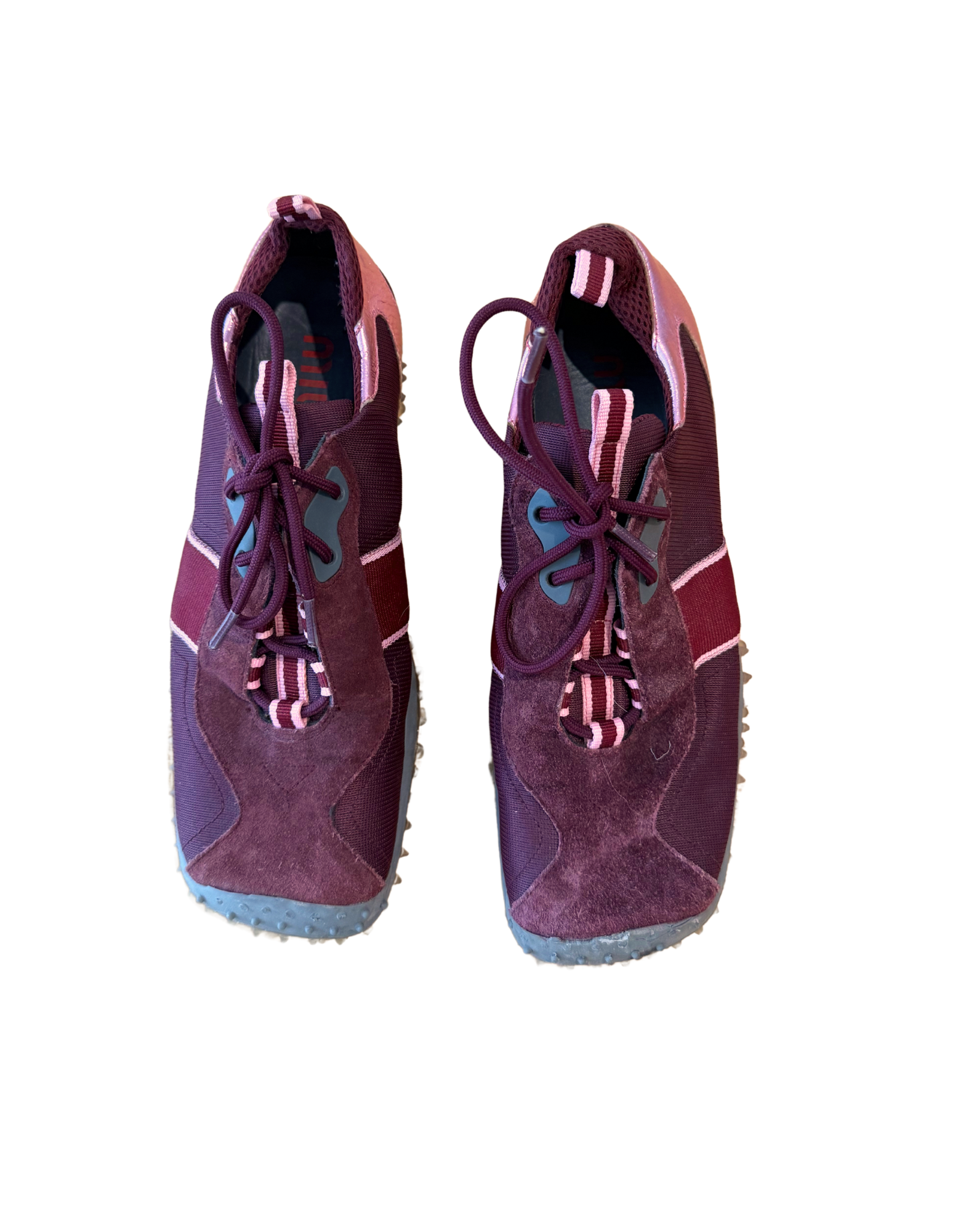 F/W99 Miu Miu square toe bubble sneakers