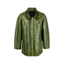 DOUBLET Cactus-Print Buttoned Coat